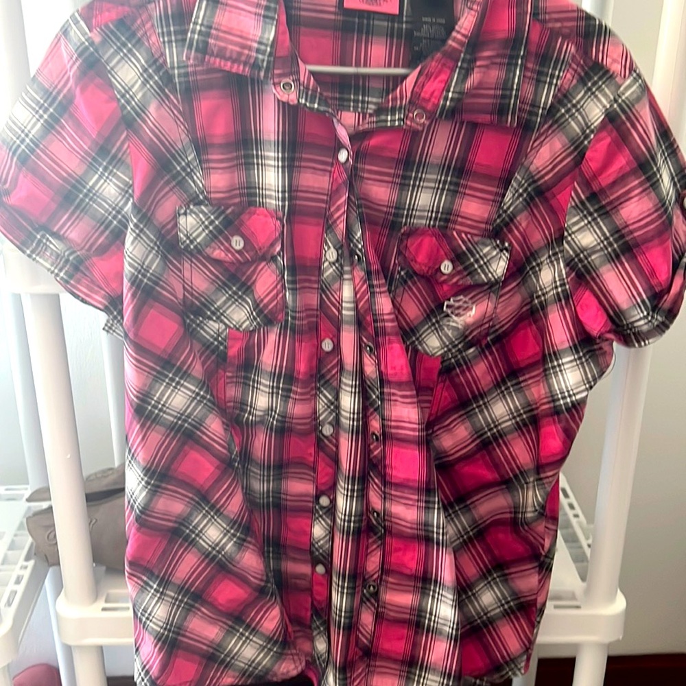 Harley Davidson womens mechanic shirt